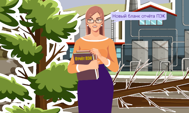 Изменили бланк отчёта ПЭК