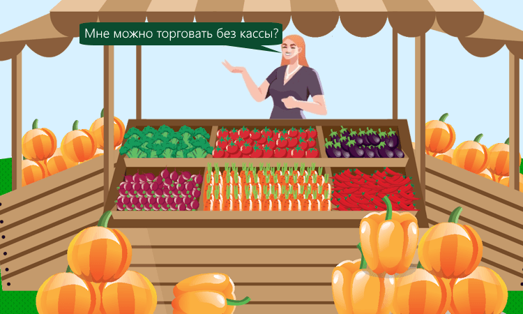 Кому можно будет торговать без кассы на рынках с 1 марта 2025 года