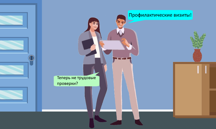 Обязательные профилактические визиты вместо плановых трудовых проверок